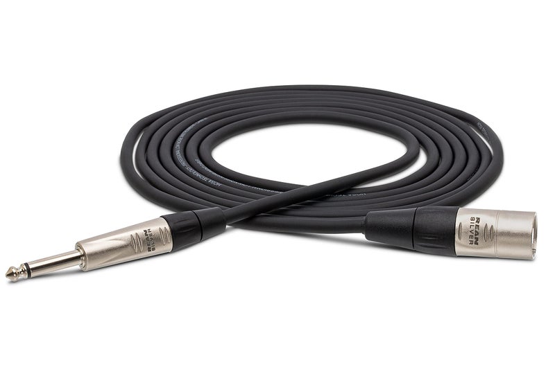 Hosa HPX-003 Pro Unbalanced Interconnect, REAN 1/4 Inch TS to XLR3M, 3 Feet - Image 1